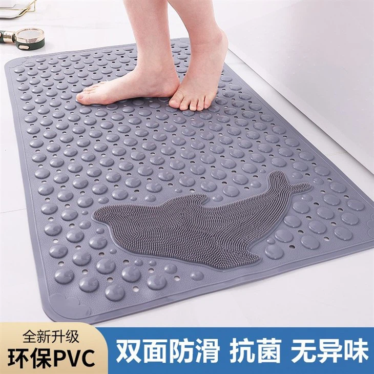 Bathroom Non-slip Mat Bathroom Bath Mat Shower Room Waterproof And Anti-drop Mat Household Toilet With Suction Cup Floor Mat