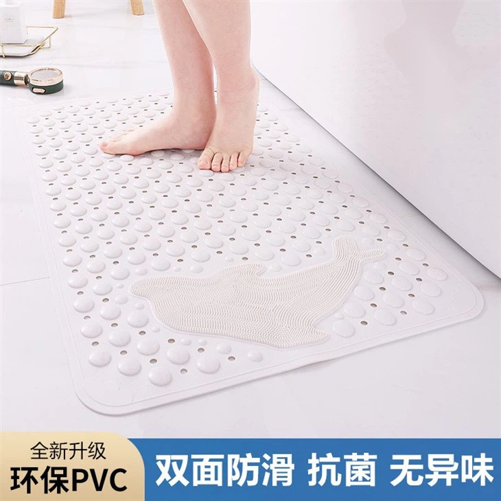 Bathroom Non-slip Mat Bathroom Bath Mat Shower Room Waterproof And Anti-drop Mat Household Toilet With Suction Cup Floor Mat