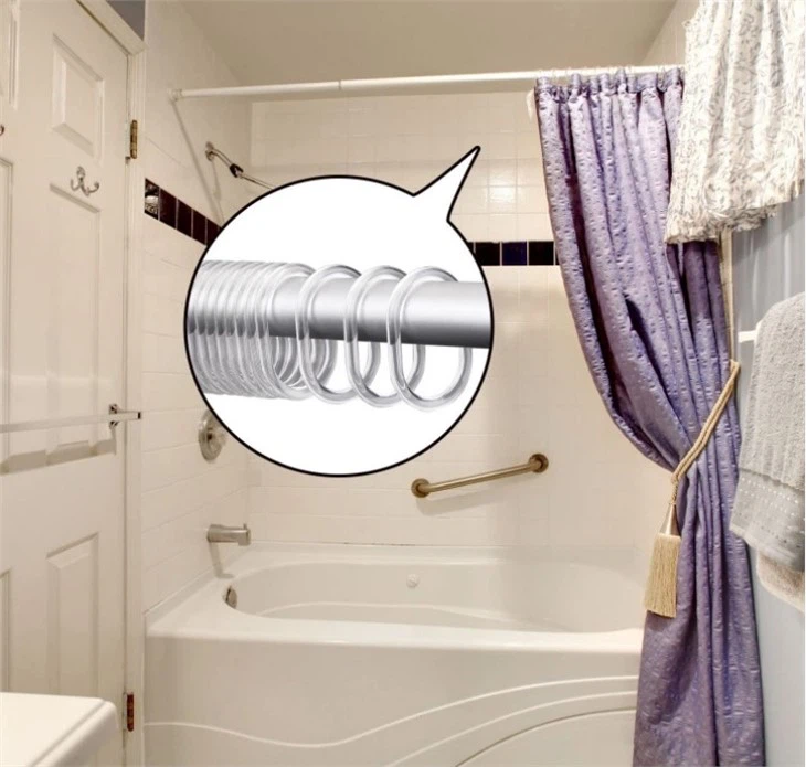 Clear Shower Curtain Hooks
